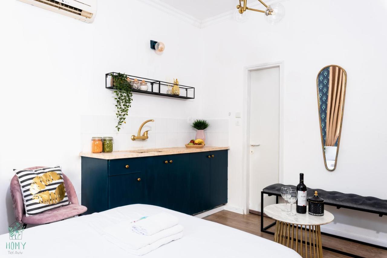 Stylish Studio Apartments On Dizengoff By Homy Tel Awiw Zewnętrze zdjęcie